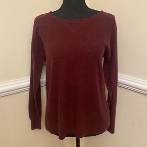 American Eagle Women’s Small Burgundy Sweater